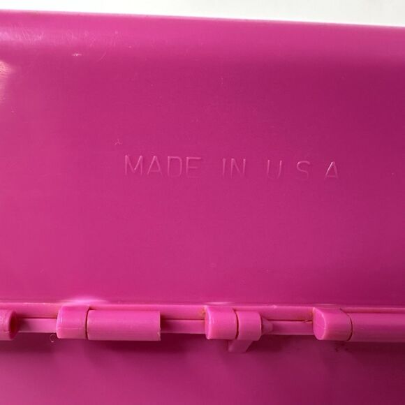 Vintage Tiny Toon Adventures Pink Plastic Lunch Box with Thermos 1990 Bugs Babs - Picture 14 of 16